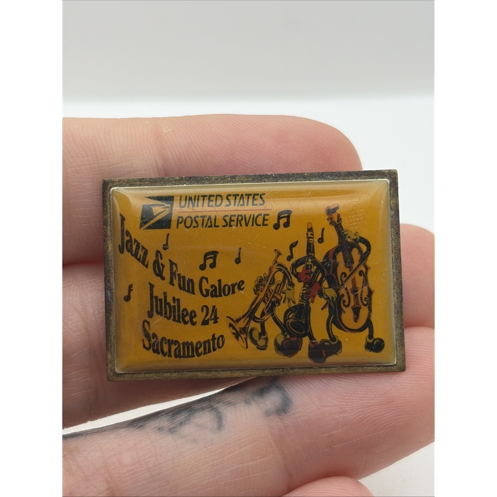 USPS Jazz & Fun Galore Jubilee 24 Sacramento California Lapel Hat Pin